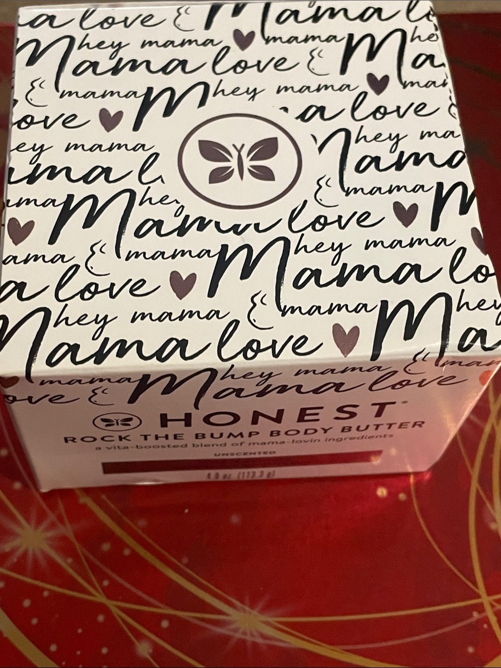 The Honest Company White and Black Rock The Bump Body Butter
